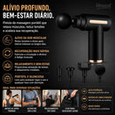 Massageador Muscular Elétrico Portátil com 4 Pontas USB
